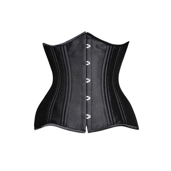 SHAPERX Black Longline Heavy Duty Corset Cincher Weight Loss Body Shaper Women M